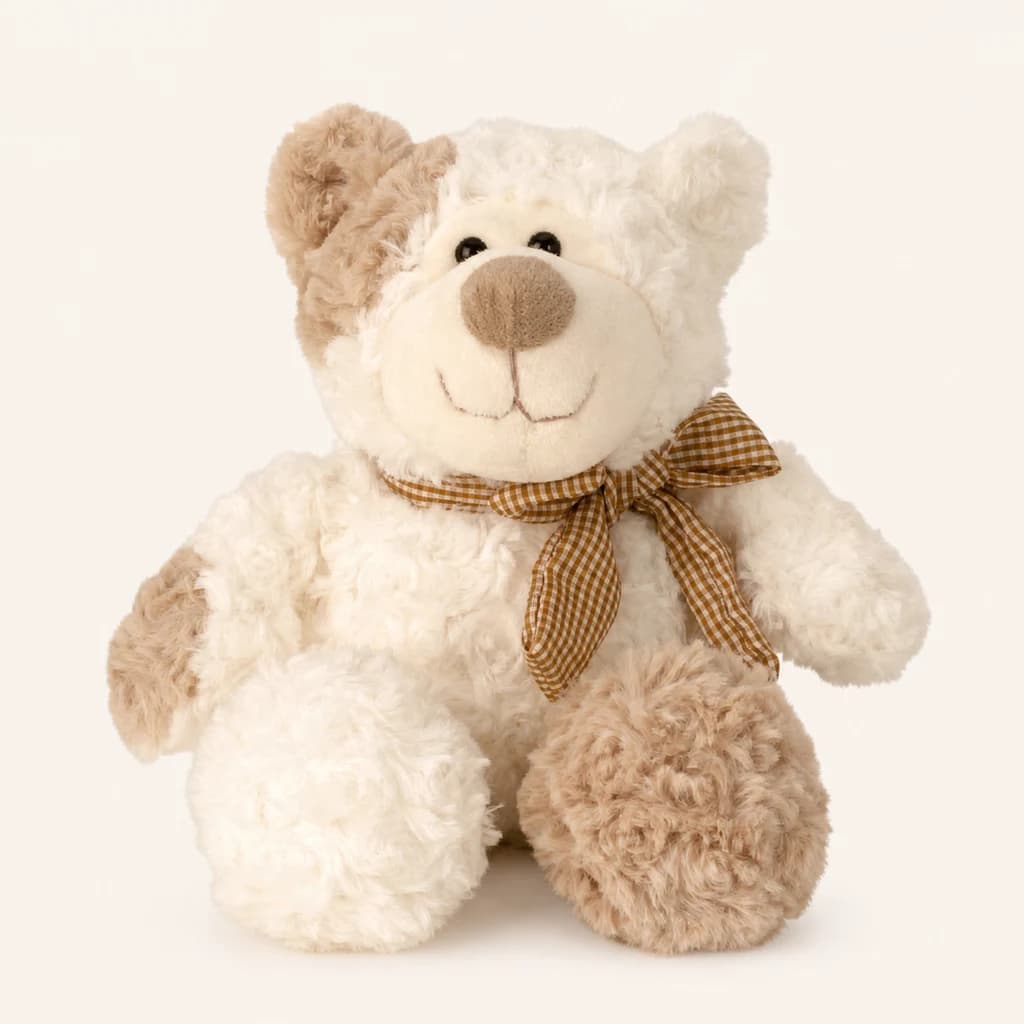 Urso de Peluche Bicolor 22 cm